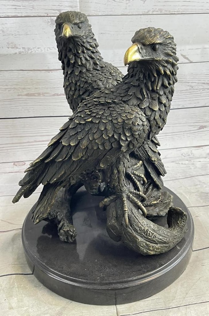 Flight of Freedom Original Bronze American Bald Eagle Sculpture Signed by Milo - 13.5" x 10.5": Flight of Freedom Original Bronze American Bald Eagle Sculpture Signed by Milo - 13.5" x 10.5" Immerse yourself in the majestic beauty of the "Flight of Freedom" bronze sculpture, feat