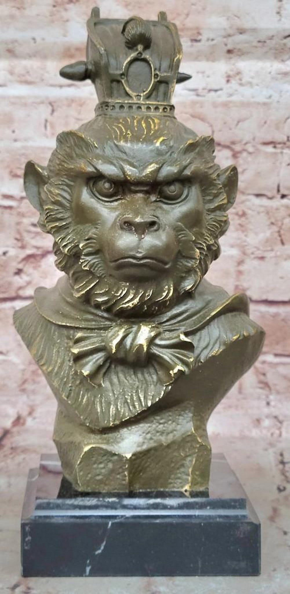 The Legendary Monkey King Bronze Bust - 2