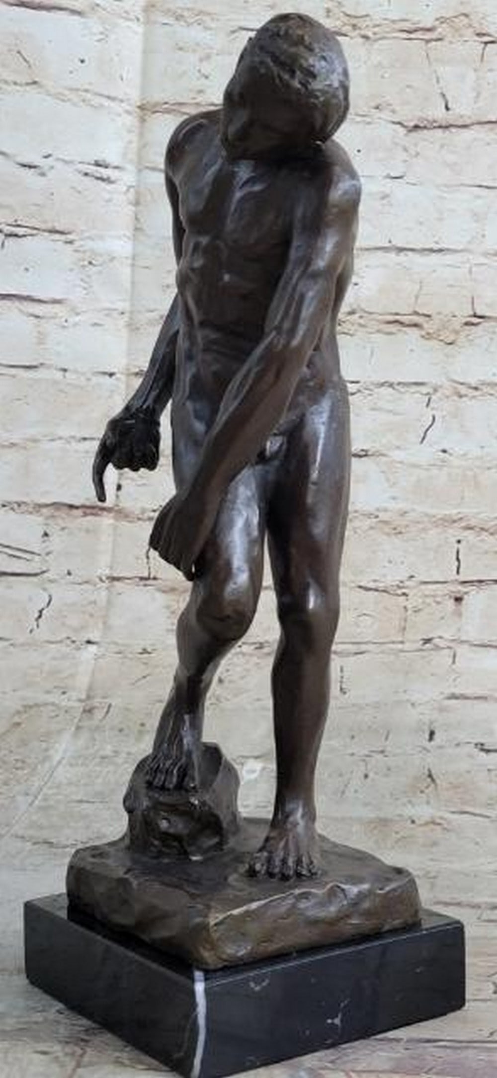 Adam Bronze Statue Replica - 2