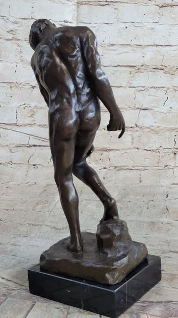 Adam Bronze Statue Replica - 4