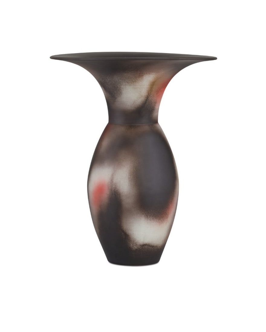 Swirl Glaze Vase, Celestial Collection: Swirl Glaze Vase, Celestial Collection The swirling glaze on the Celestial Large Vase not only gave it its name but also cloaked its surface in mystery, reminiscent of a starlit sky. Its timeless silh