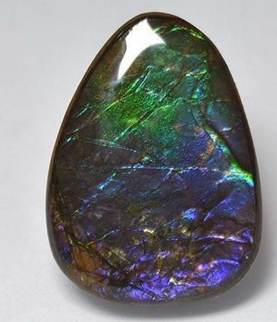 Loose Ammolite Gemstone: Loose Ammolite Gemstone Unleash the colors of the earth with this stunning loose Ammolite gemstone, crafted in a unique fancy cabochon shape. Renowned for its vibrant, iridescent play of color, this