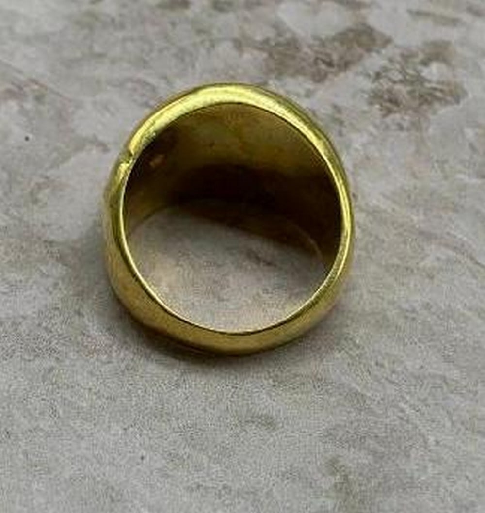Majestic Eagle Gold-Plated Ring - 5