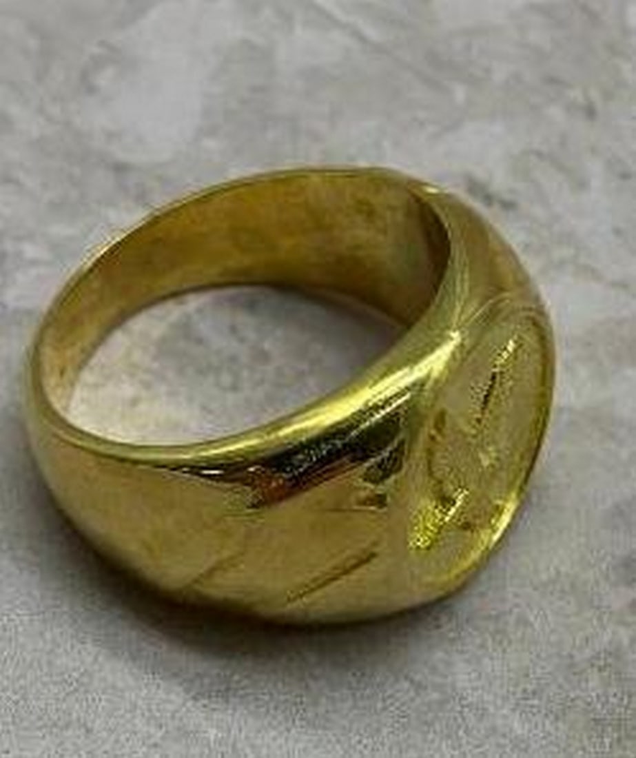 Majestic Eagle Gold-Plated Ring - 7