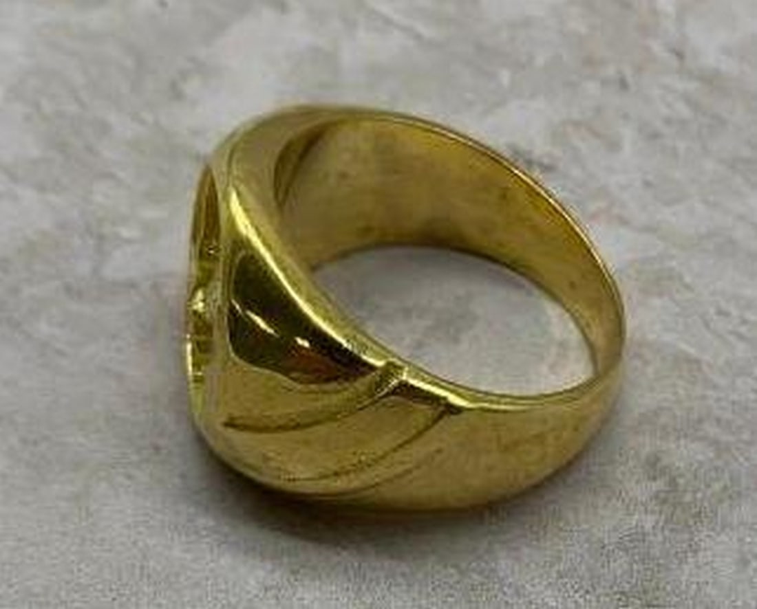 Majestic Eagle Gold-Plated Ring - 8