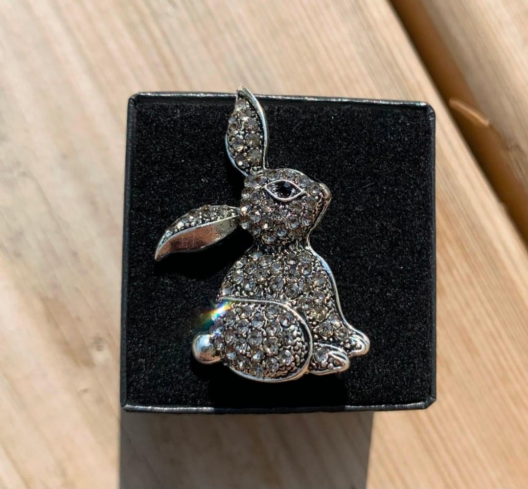Radiant Bunny Brooch - 3