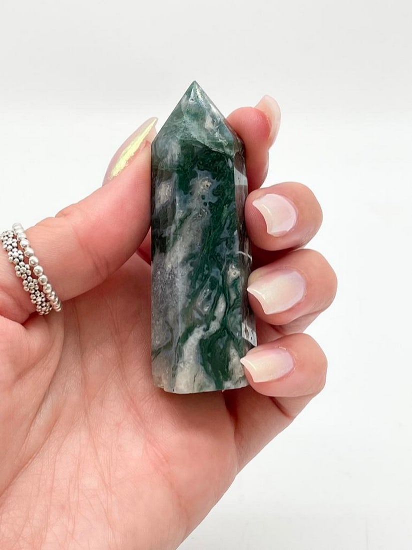 Agate Quartz Tower quartz Crystal 1PC - 3
