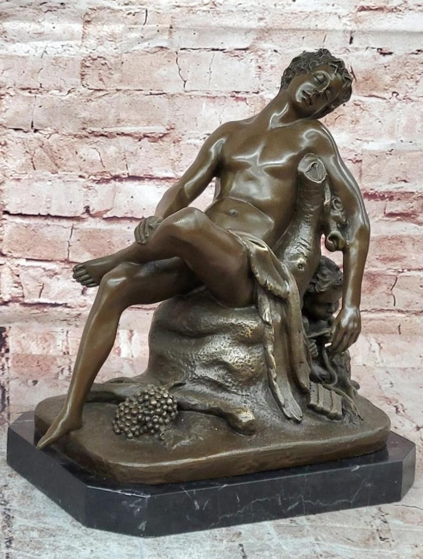 Saturn Bronze Sculpture by Mario Nick - 12" x 11": Saturn Bronze Sculpture by Mario Nick - 12" x 11" Introducing a Classical Bronze Sculpture: This depiction of Saturn, the Roman god of agriculture, time, and renewal, is meticulously handcraft