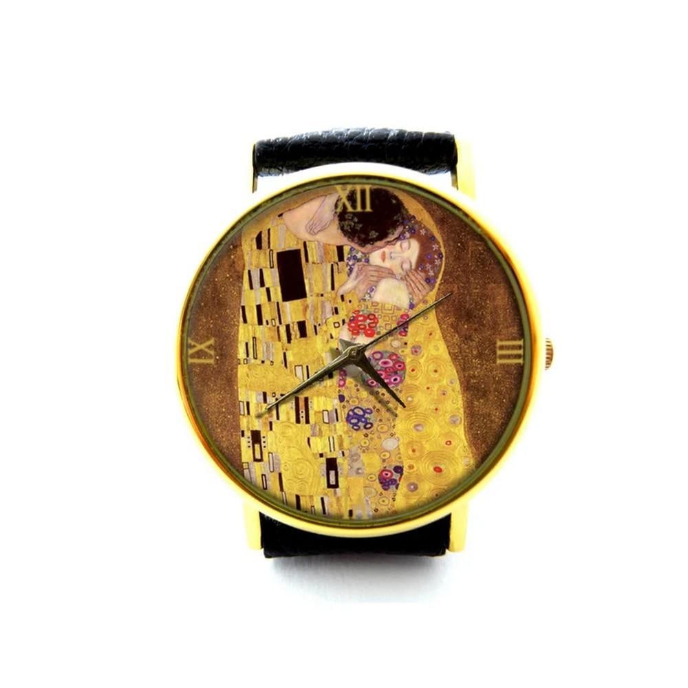 Unique Watch Featuring Bird & Nest Photo on Dial with Genuine Leather Band (1 of 2)