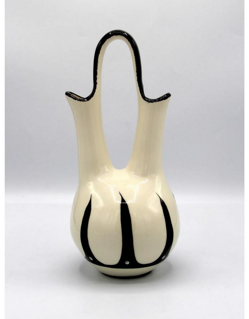 Alberta Clay White High Hoop Wedding Vase: Alberta Clay White High Hoop Wedding Vase Traditionally, the Wedding Vase is created or commissioned for an engaged couple. During the wedding ceremony, it is filled with holy water or herbal tea.