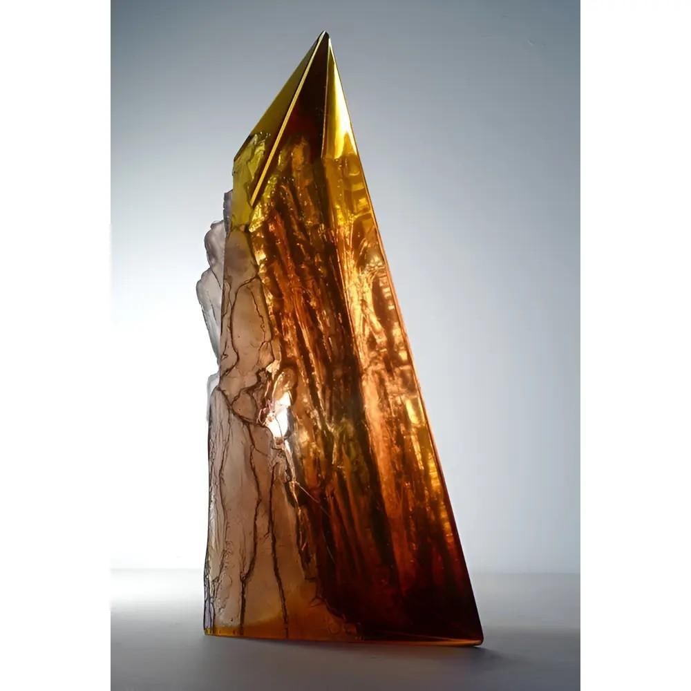 Amber Cliff' Coastal Sculpture by Crispian Heath: 'Amber Cliff' Coastal Sculpture by Crispian Heath Crispian Heath’s Coastal sculpture is a stunning geological expression of primordial Jurassic cliffs, capturing the transformation of ancien