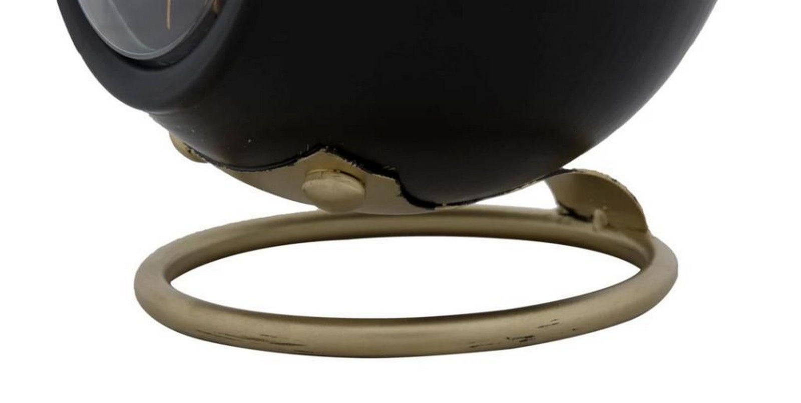Elegant Bronze and Black Table Clock - 3