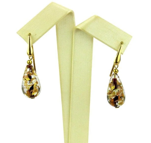 Solemnis Earrings - Venetian Beads in Murano Glass: Solemnis Earrings - Venetian Beads in Murano Glass These exclusive earrings are handmade using the lampworking technique with original Murano glass. Each bead is individually crafted by our skilled gl
