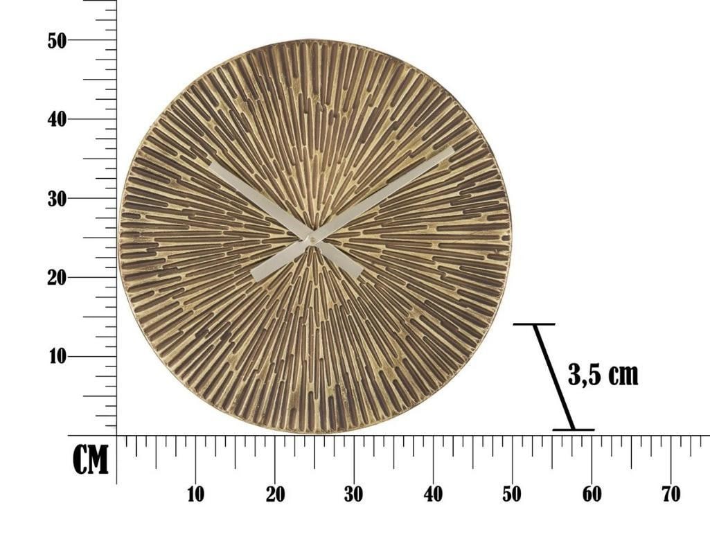 Bronze Metal Wall Clock - 7