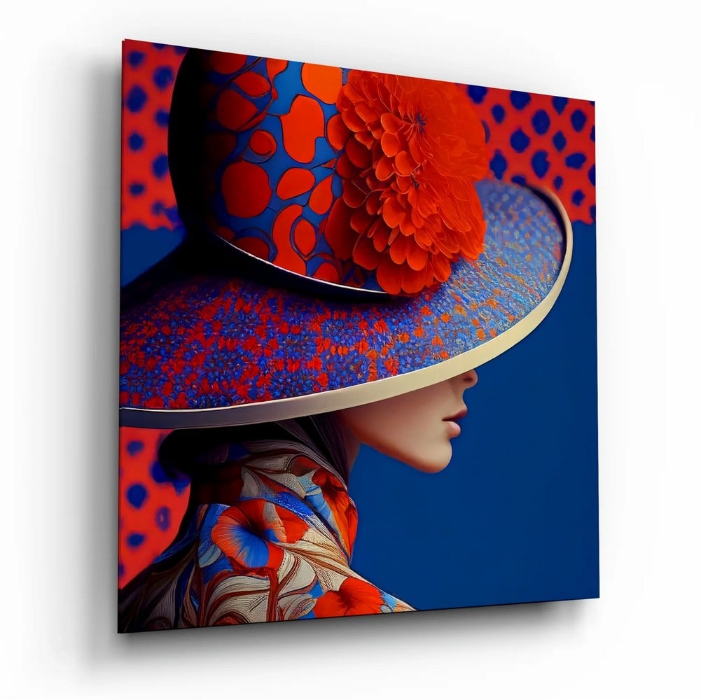 Hat Tempered Glass Wall Art (1 of 2)