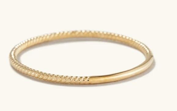Gold Helix Ring - 3