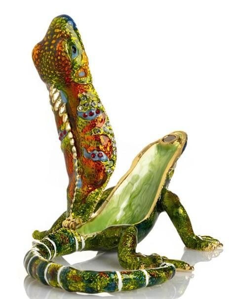 Tropical Iguana Treasure Box - 3