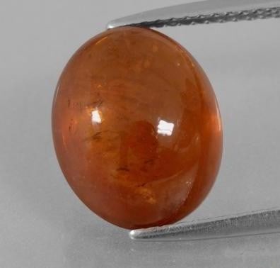 9.5ct Oval Cabochon Vermillion Warm Orange Spessartite Garnet Gemstone (1 of 3)