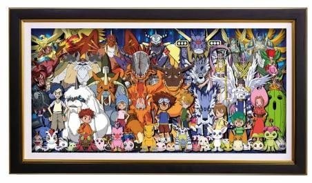 3D Paper Art Frame Digimon Heroes: 3D Paper Art Frame Digimon Heroes A dynamic tribute to Digimon, this handcrafted 3D paper art frame captures beloved characters in bold layered detail. Set within a sleek black frame accented by a fin