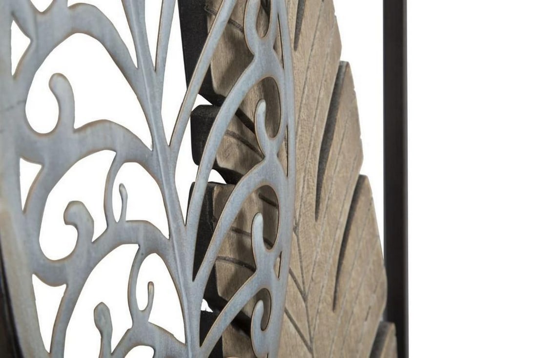 Metallic Leaf Wall Decor - 6