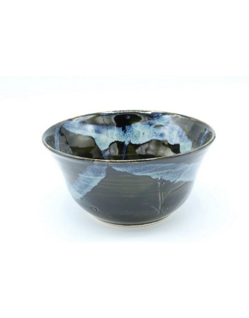 Licorice Stoneware Salad Server Bowl (1 of 1)