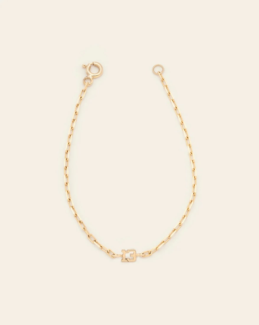 10k Solid Gold Women's Charm Bracelet (1 of 1)