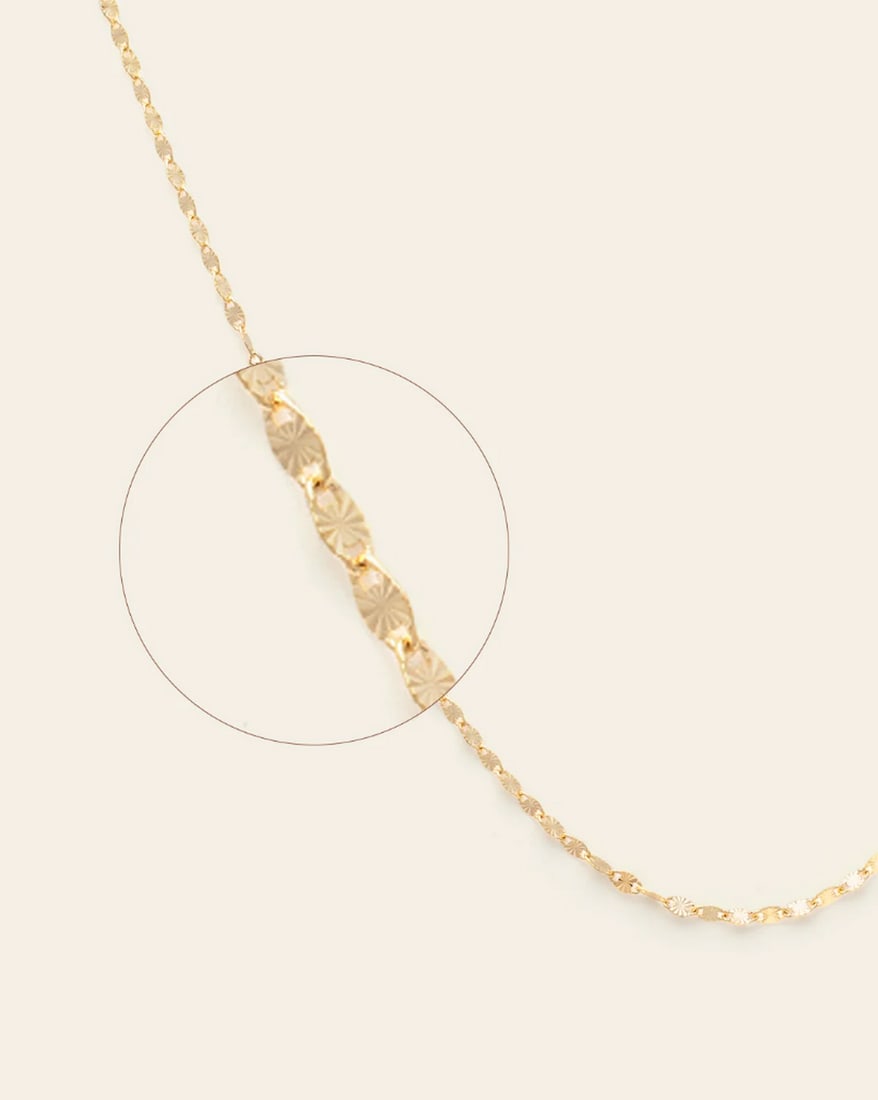 10k Vermeil Gold Plated Stella Necklace (1 of 2)