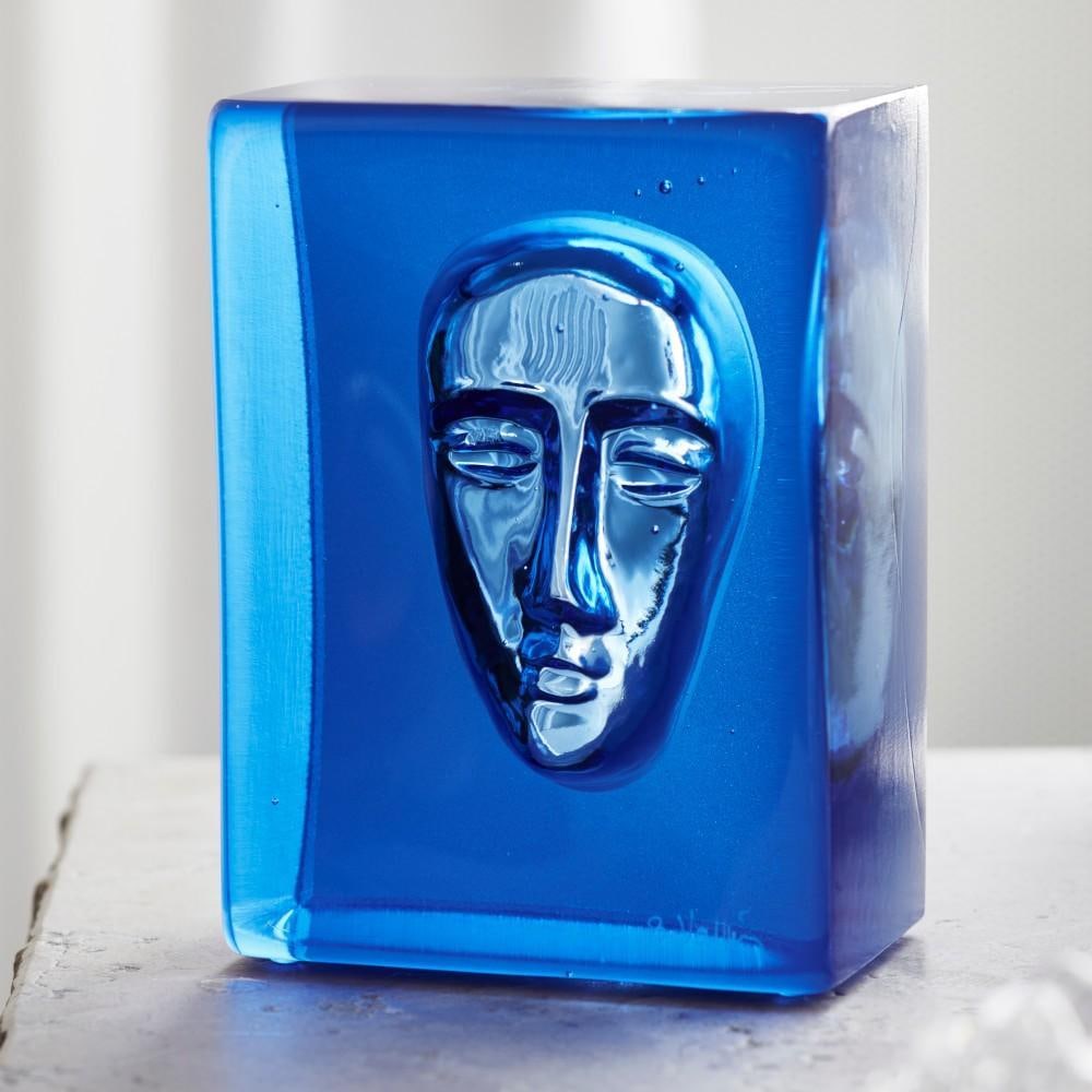 Glass Face ‘Azur Frost’ by Bertil Vallien (1 of 2)