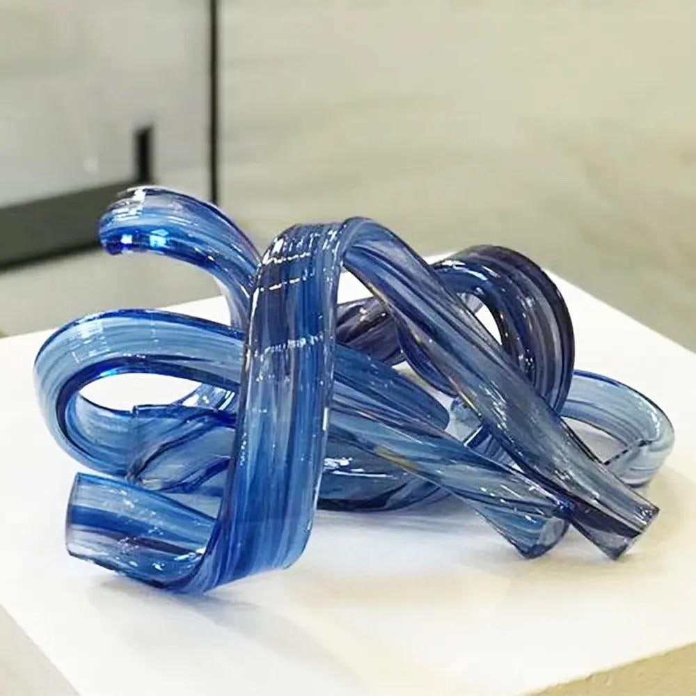 Sailing Through' Glass Ribbon Sculpture by Disha Trivedi (1 of 1)