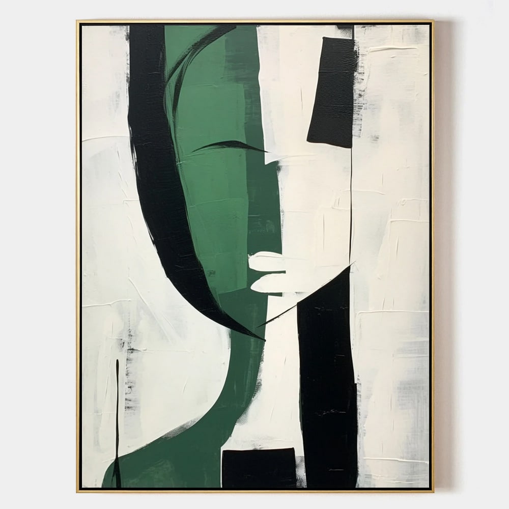 Abstract Modernist Frameless Painting (1 of 2)