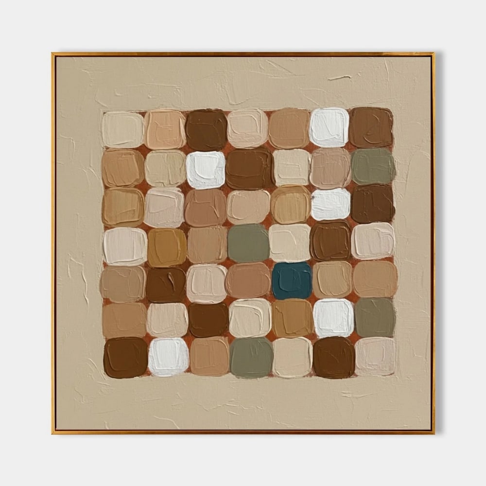 The Geometry of Silence Canvas Painting (1 of 2)