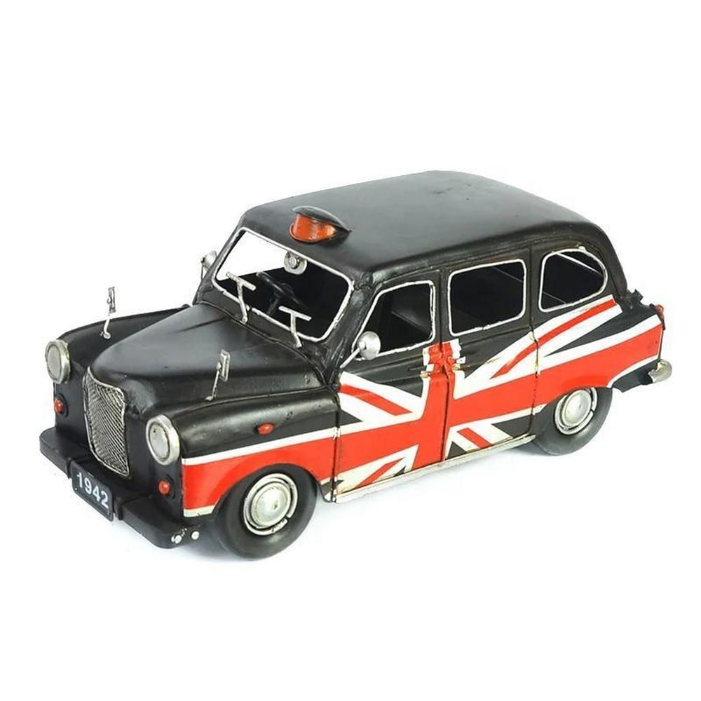 1966 Black Austin Taxi Die Cast Figurine: 1966 Black Austin Taxi Die Cast Figurine Beautifully handmade and so each piece is a unique collectible and show piece for your home! Total Dimensions: Height 5" x Width 13" Approximate