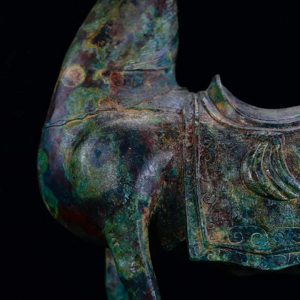Antique Bronze Horse Statue - 3