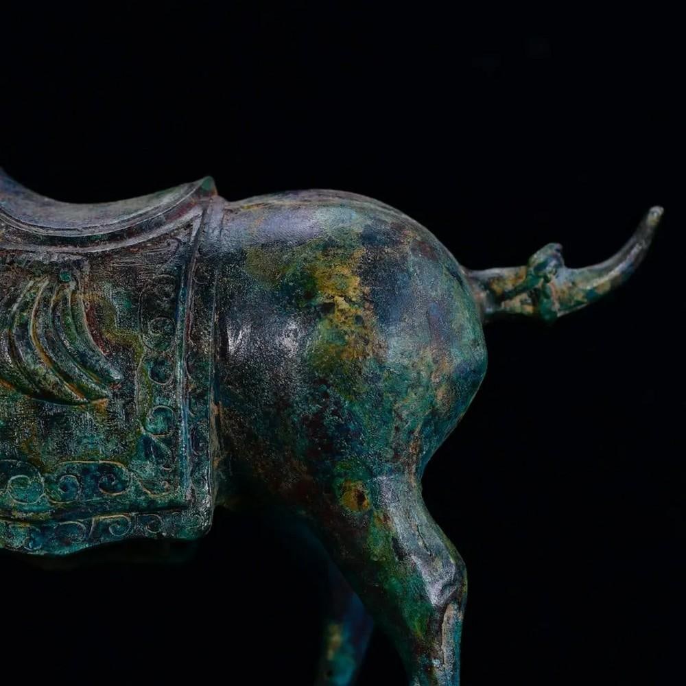 Antique Bronze Horse Statue - 4