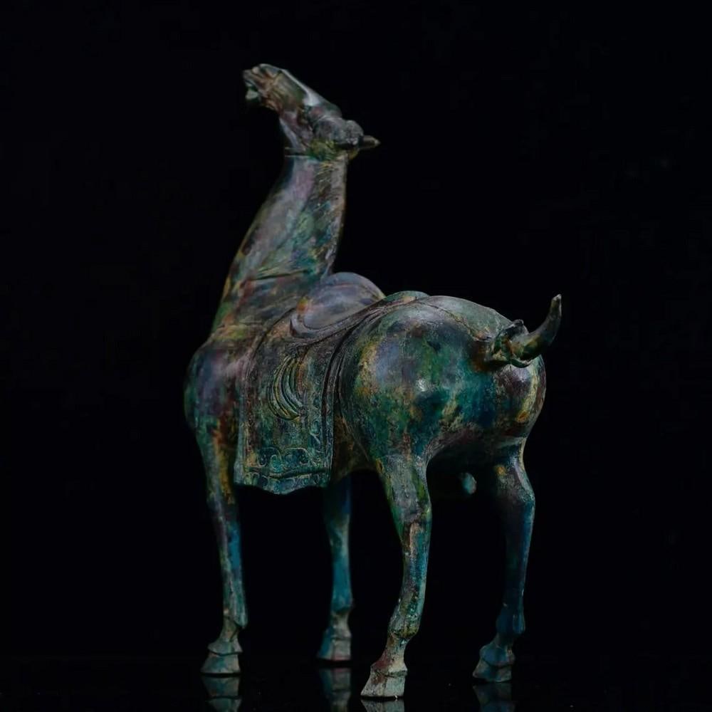 Antique Bronze Horse Statue - 5