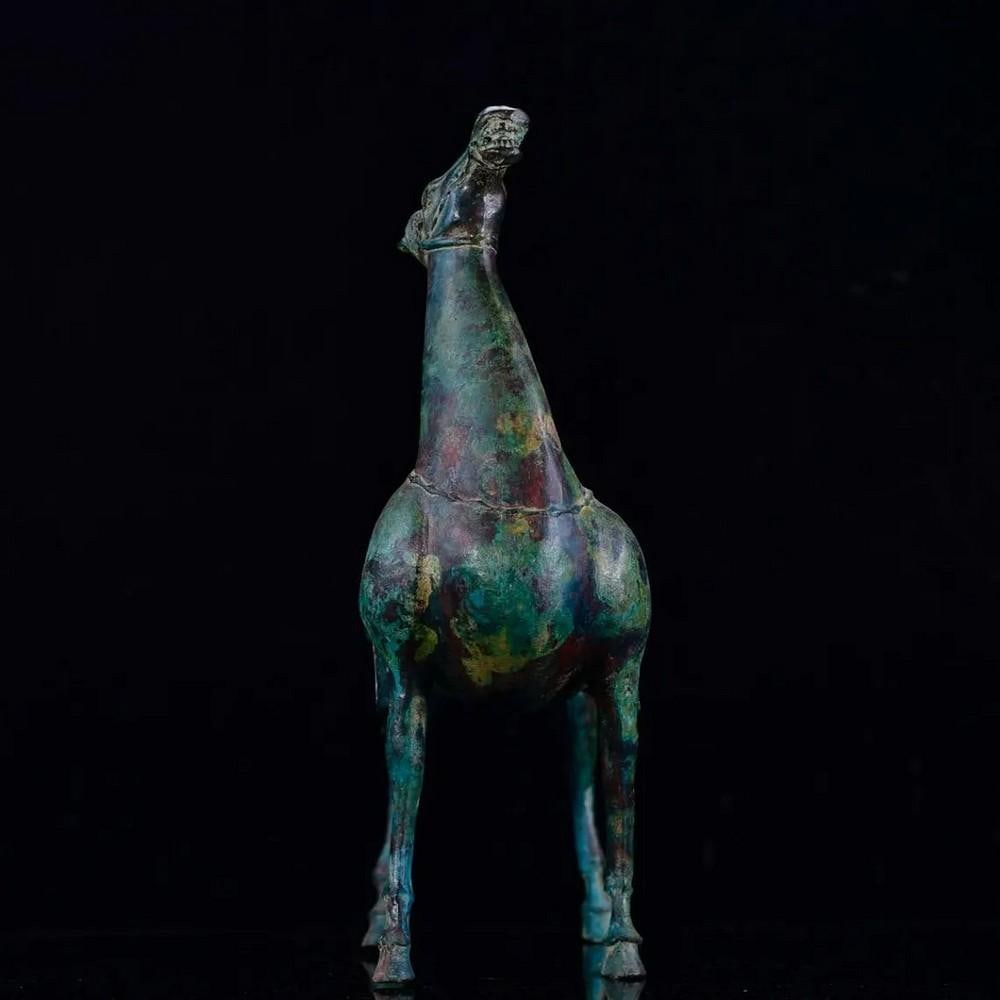 Antique Bronze Horse Statue - 7