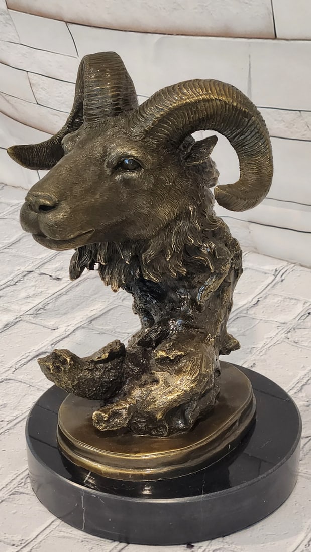 Milo Ram’s Head Bust Original Bronze Sculpture - 12" x 8" (1 of 6)