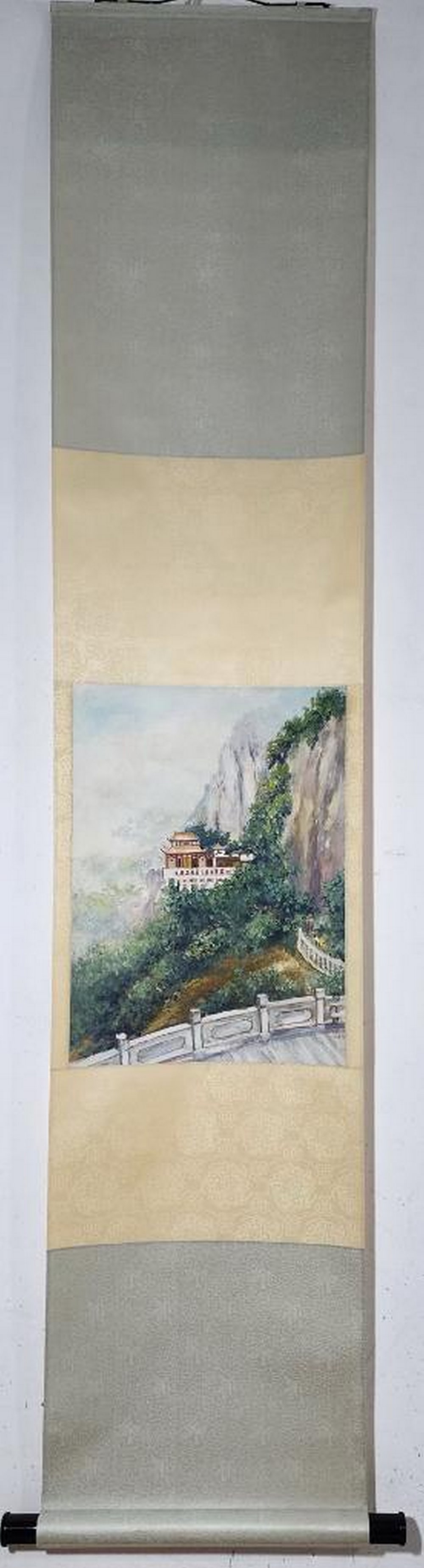 Inspired Chinese Brush Handpainting on Paper Scroll Bearing the Mark of Yan Wenliang (1 of 9)