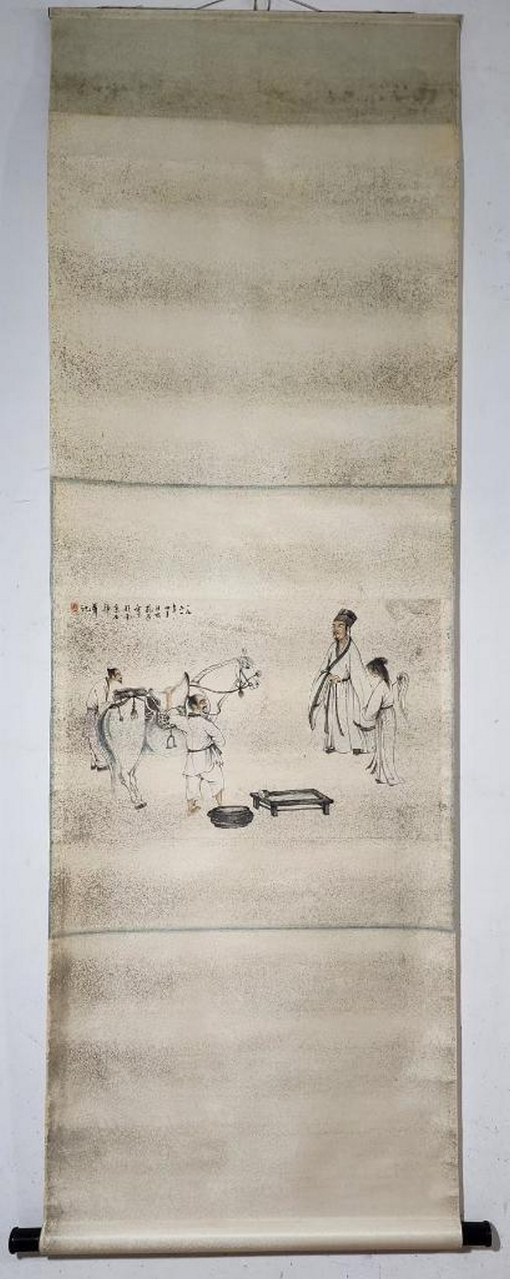 Inspired Chinese Brush Handpainting on Paper Scroll Bearing the Mark of Fu Baoshi (1 of 9)