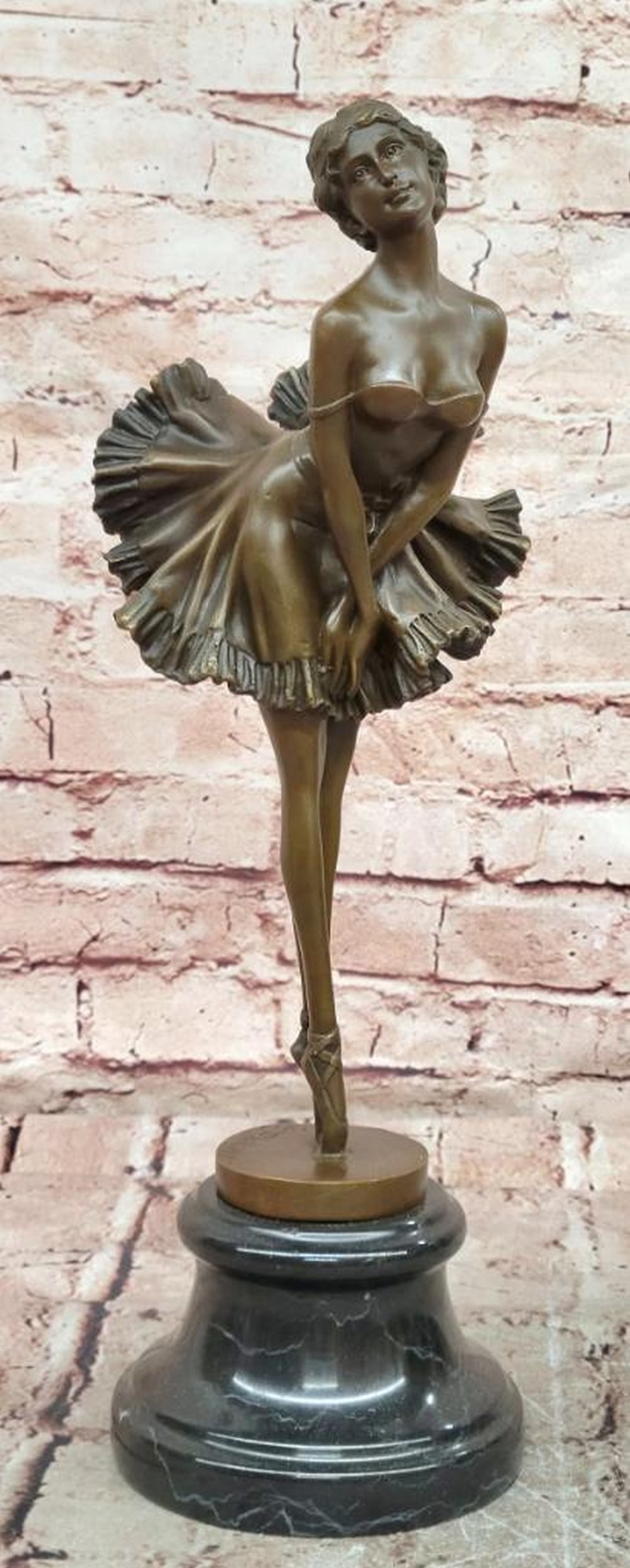 Marilyn Monroe Inspired Bronze Sculpture after P. Philippes - 15.5" x 5" (1 of 6)