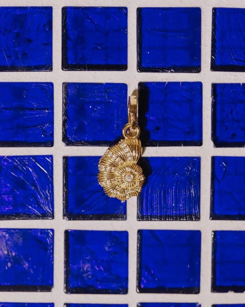 Seashell Vermeil Charm - 3