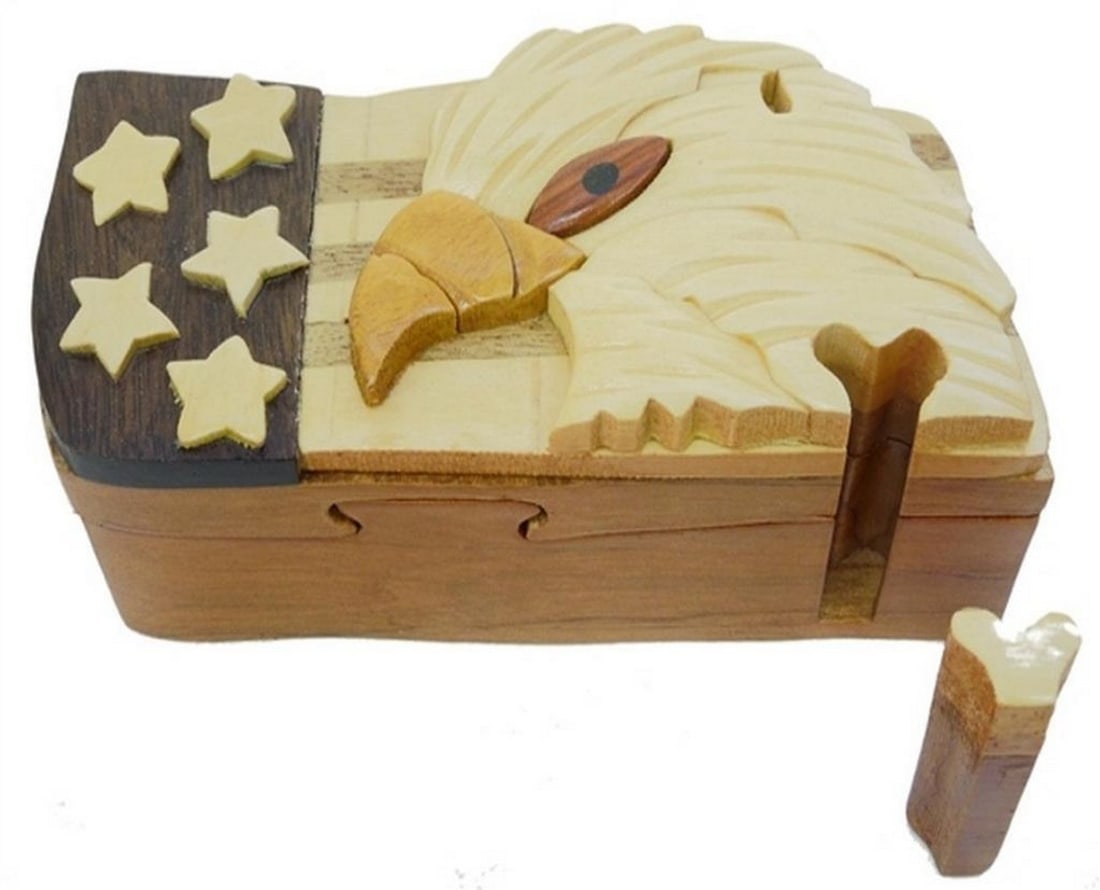 USA Eagle Puzzle Keepsake Box - 3