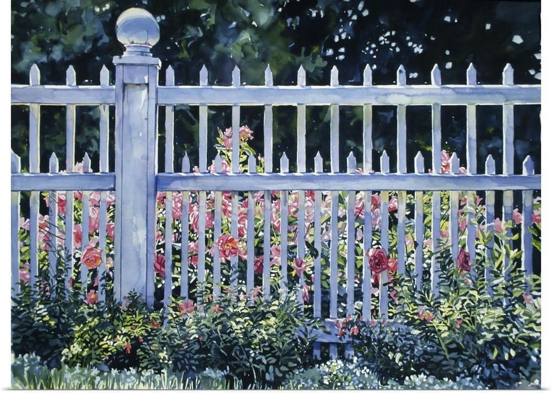 Victorian Fence Wall Art Print by Stan Myers: Victorian Fence Wall Art Print by Stan Myers Stan Myers Stan Myers has always been captivated by places that have left a significant impression on him and he frequently includes these locations in the