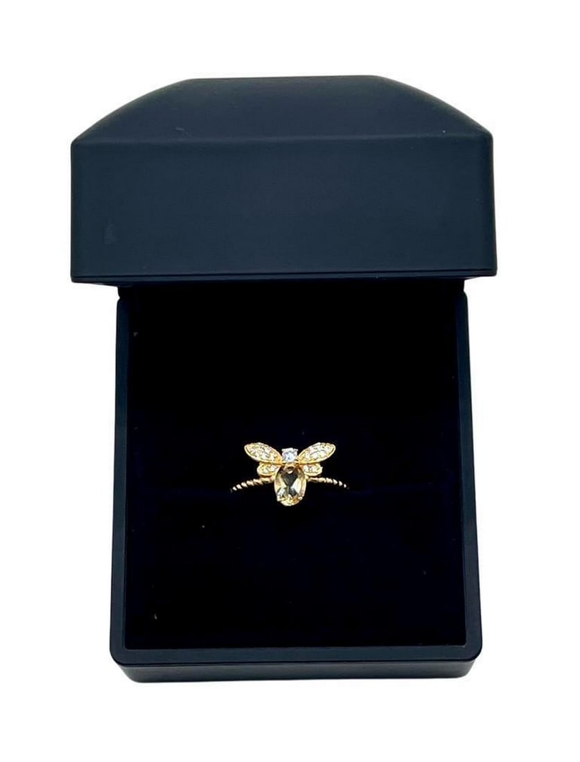 Sunburst Firefly Gold Ring - Size 7 - 3