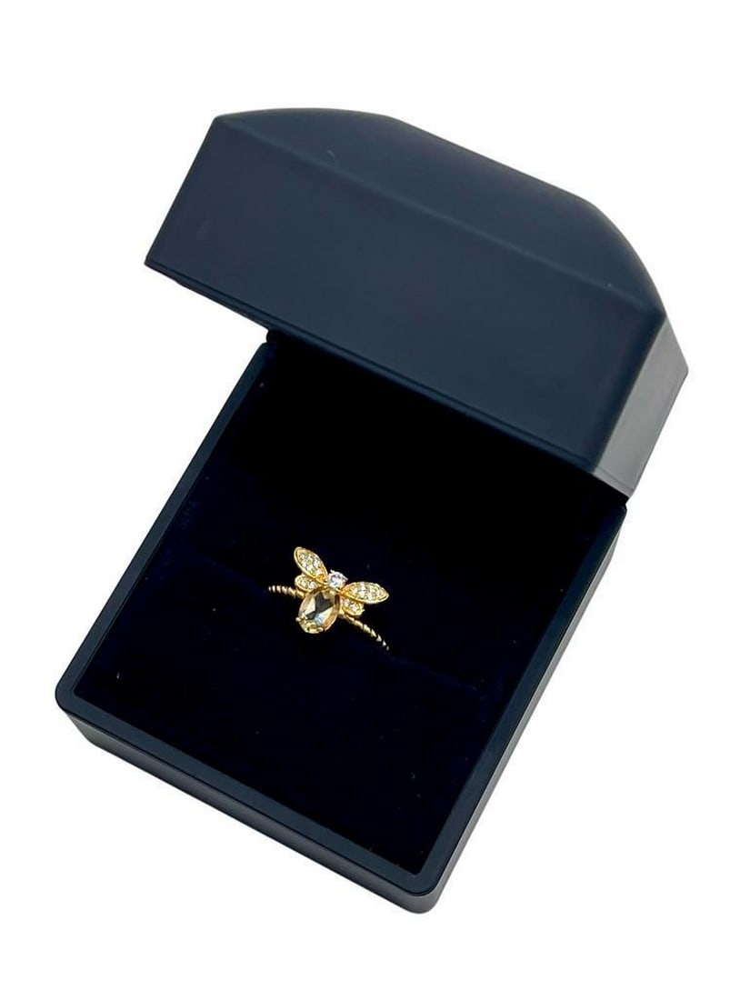Sunburst Firefly Gold Ring - Size 7 - 4