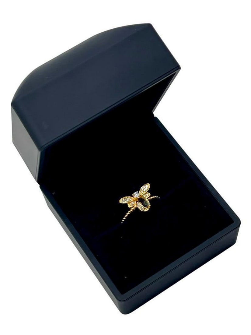 Sunburst Firefly Gold Ring - Size 7 - 5