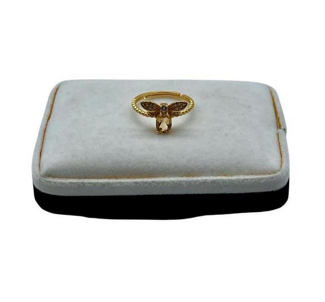 Sunburst Firefly Gold Ring - Size 7 - 7