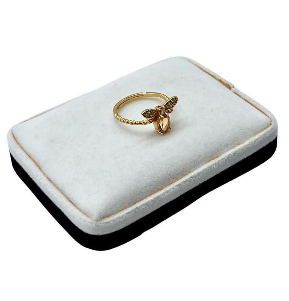 Sunburst Firefly Gold Ring - Size 7 - 9