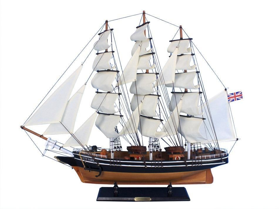 30'' Wooden Cutty Sark Tall Model Clipper Ship (1 of 1)