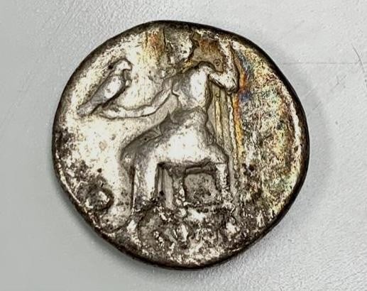 356-332 B.C Alexander III ''The Great'' Silver Tetradrachm Coin (1 of 2)